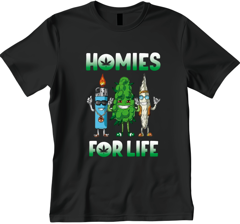 Homies For Life Design Unisex Shirt/Hoodie/Sweatshirt