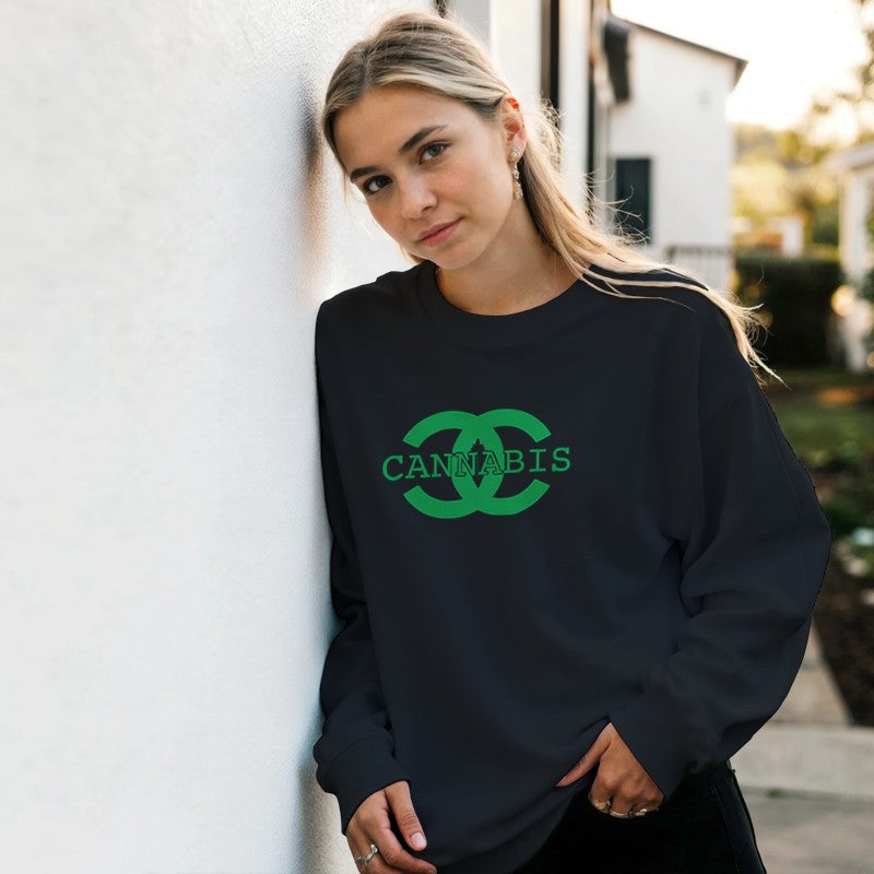 Cannabis Chanel Design Shirt/Hoodie/Sweatshirt