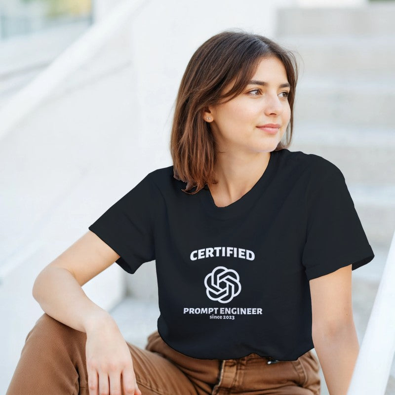 Chat GPT Certified Prompt Engineer Design Shirt/Hoodie/Sweatshirt