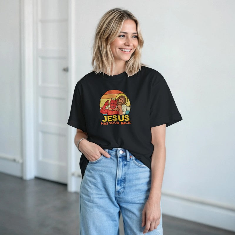 Jesus Has Your Back Design Unisex Shirt/Hoodie/Sweatshirt