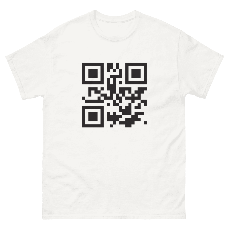 Fuck You QR Design Unisex Shirt/Hoodie/Sweatshirt