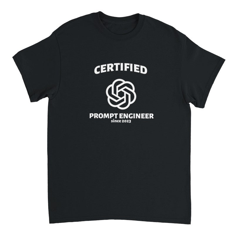 Chat GPT Certified Prompt Engineer Design Shirt/Hoodie/Sweatshirt