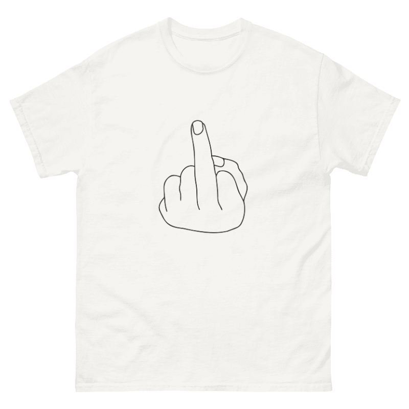 Big Middle Finger Design Unisex Shirt/Hoodie/Sweatshirt