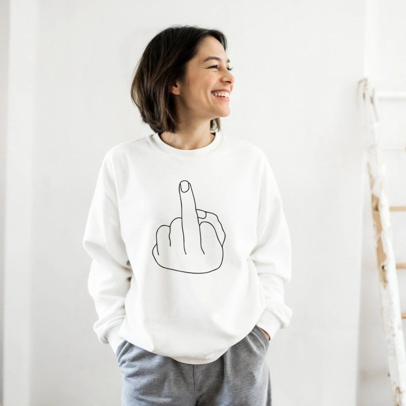 Big Middle Finger Design Unisex Shirt/Hoodie/Sweatshirt