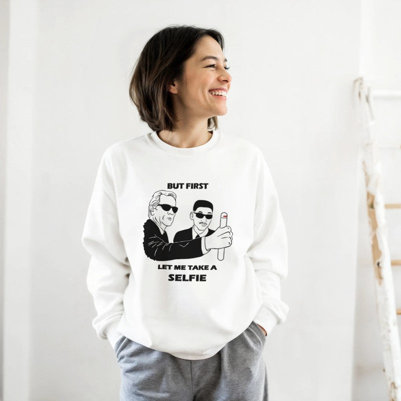 Selfie MIB Design Unisex Shirt/Hoodie/Sweatshirt